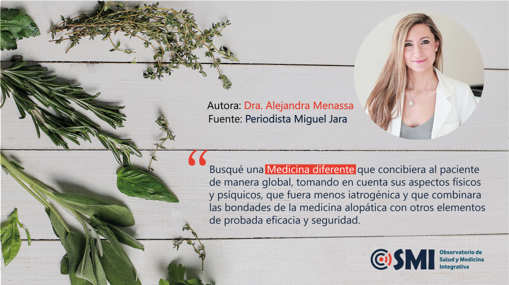 La Dra. Alejandra Menassa explica qué es la Medicina Integrativa y qué es OSMI